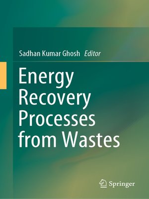 cover image of Energy Recovery Processes from Wastes